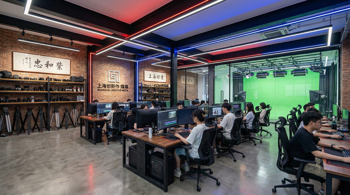 母狗影视传媒公司办公室